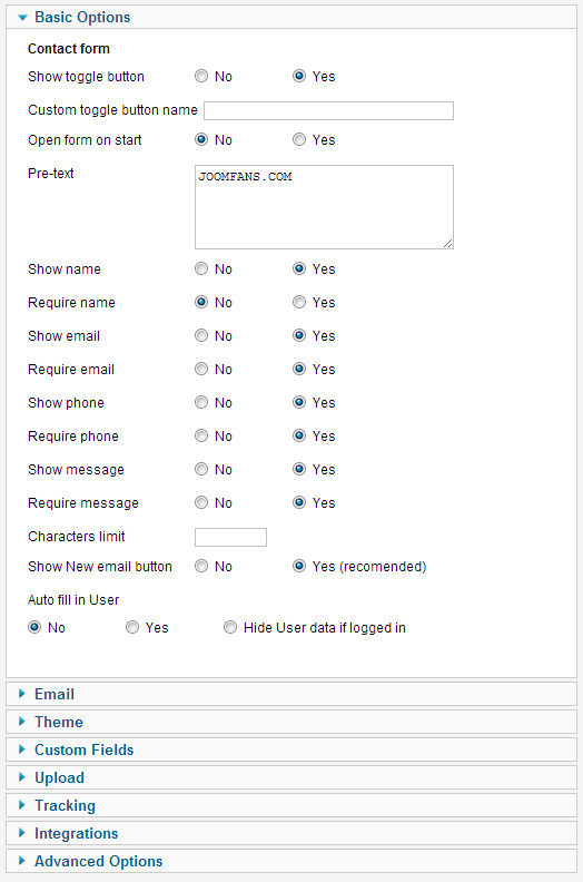 PWeb Perfect Ajax Popup Contact Form