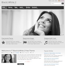 IT Black and White 2 - бесплатный GNU/GPL шаблон